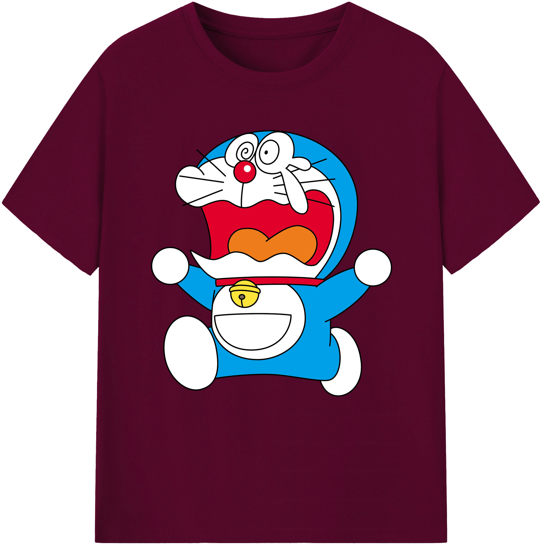 （画像用） ドラえもん Doraemon レディースカジュアルプリントTシャツ（綿100％）